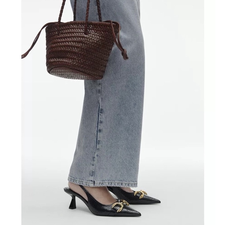 |NEW| Mẫu Zr SlingBack 2023 mũi nhọn NMINESTORE hàng FULLBOX
