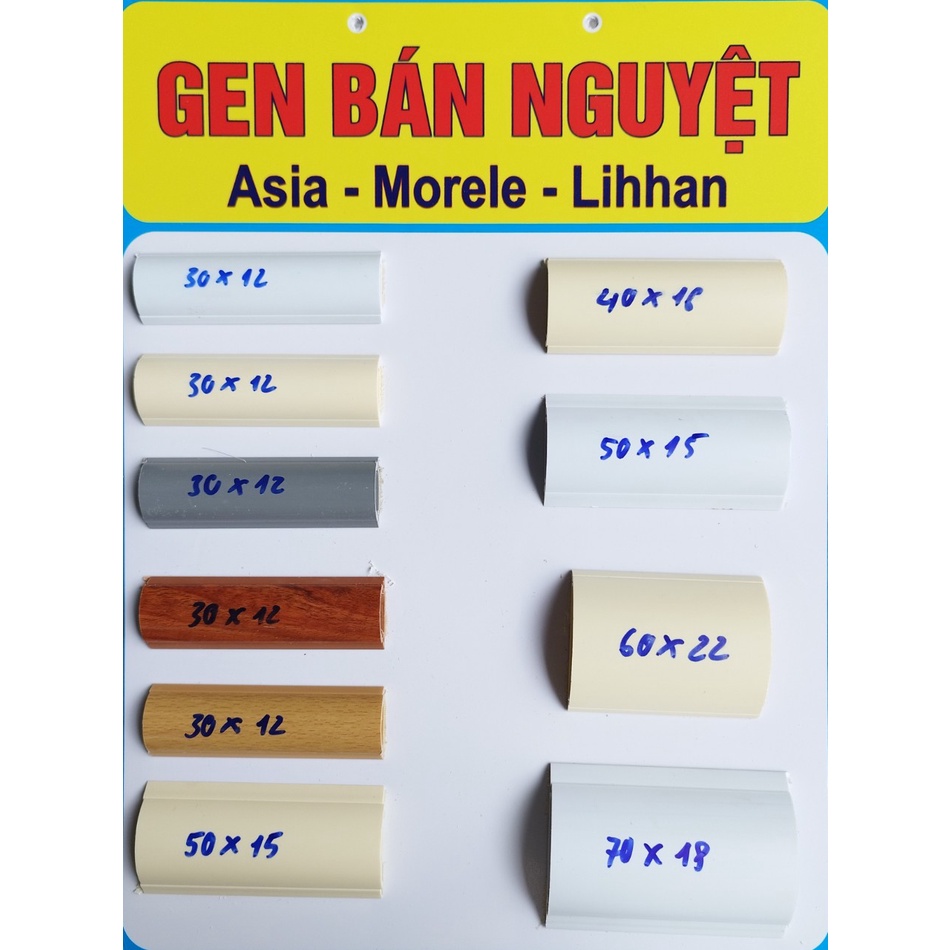 Ghen Bán Nguyệt Morele D30,D40,D50,D60 1m2 giải pháp tuyệt vời dấu dây điện cho mọi công trình