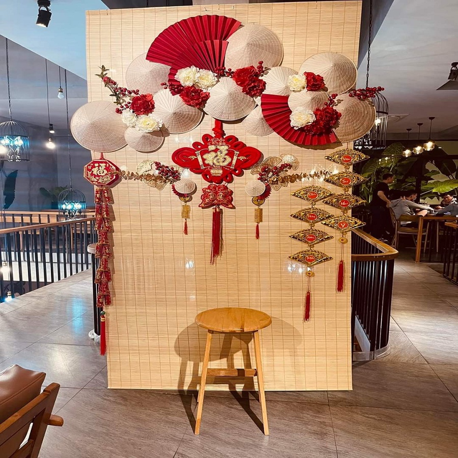 Mành tăm tre rèm trang trí thả trần la phông màu tự nhiên đủ kích thước theo yêu cầu khách sỉ lẻ ib tư vấn