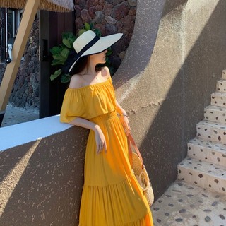 Đầm maxi trễ vai dễ thương