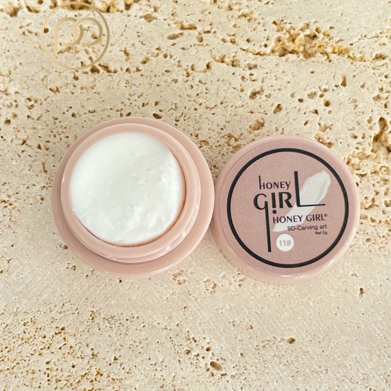 Gel nặn thú nổi - nặn hoa màu trắng lẻ