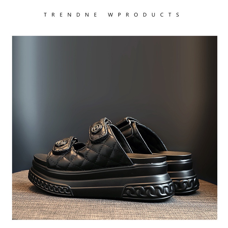 Dép siêu nhẹ, dép tămg chiều cao QUEEN SHOES hàng loại 1 full box MS A11