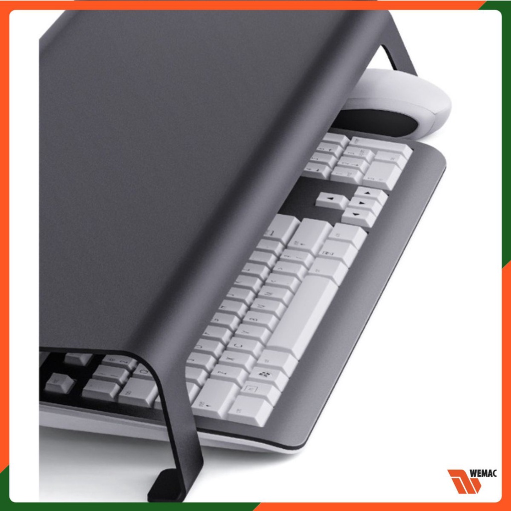 Kệ Nhôm Kê Màn Hình Máy Tính PC, iMac Cao Cấp Để Bàn Nâng Chỉnh Độ Cao Đặt Bàn Làm Việc Sang Trọng P23.