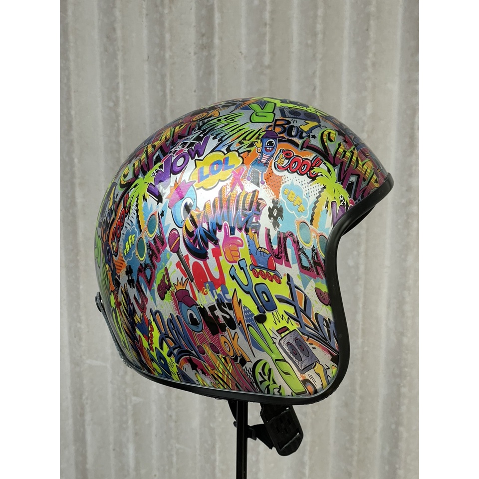 Mũ bảo hiểm 3/4 sale hàng công ty