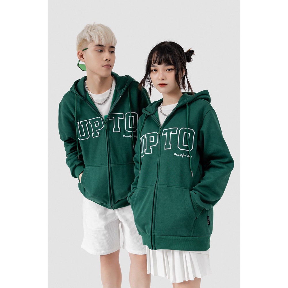Áo hoodie zip unisex - TOTODAY - Up to Powerful day - U1AKH12201