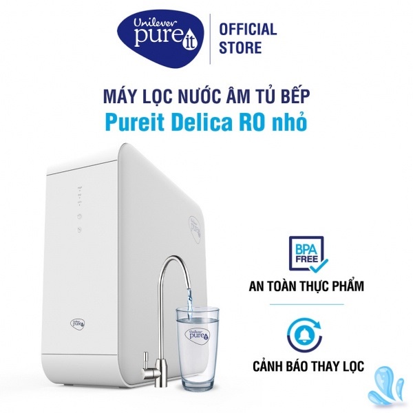 Máy lọc nước Unilever Pureit Delica UR5440 - Loại bỏ 99.99% vi khuẩn, kim loại nặng và chất ô nhiễm