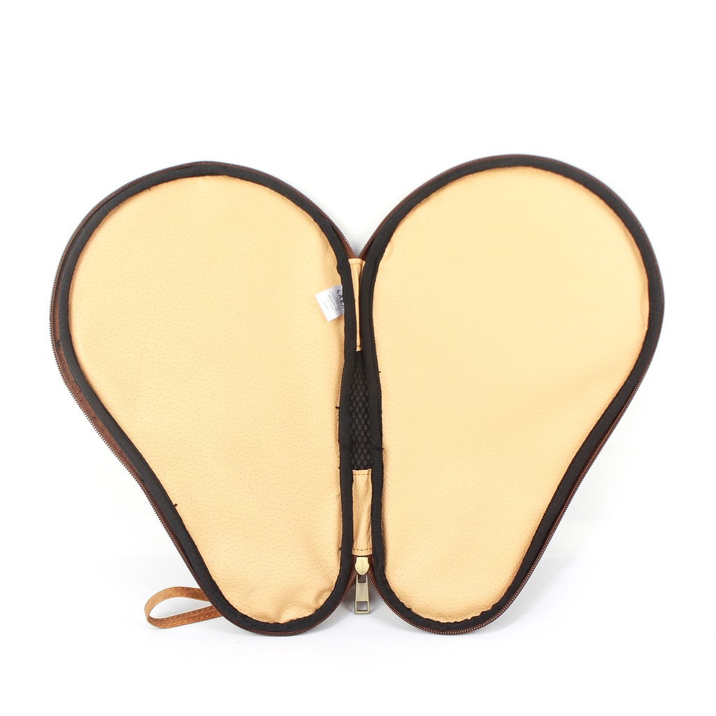 Bao Da đựng vợt bóng bàn Cao cấp + Tặng 01 Bao đựng bóng bàn Da cao cấp