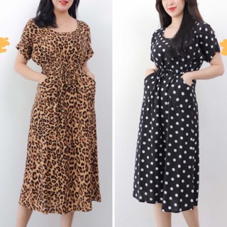 Đầm maxi đi biển dáng dài bigsize rút eo AMYRA - Váy mặc nhà chất lanh thái có tay form rộng thoáng mát  Va056