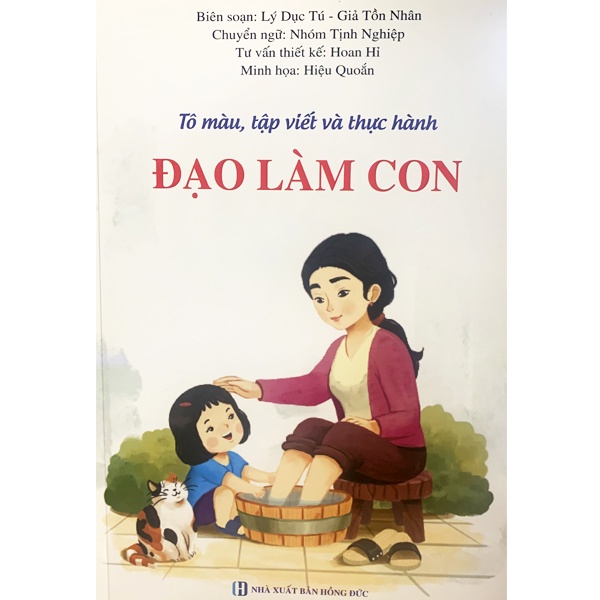 Sách - Tô Màu Tập Viết Thực Hành Đạo Làm Con