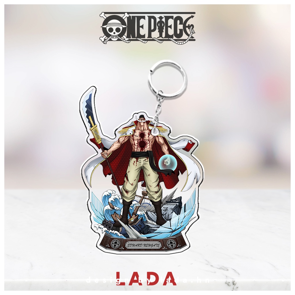 Móc khóa acrylic anime One Piece Đảo Hải Tặc, móc khóa chibi hoạt hình phụ kiện quà tặng độc đáo