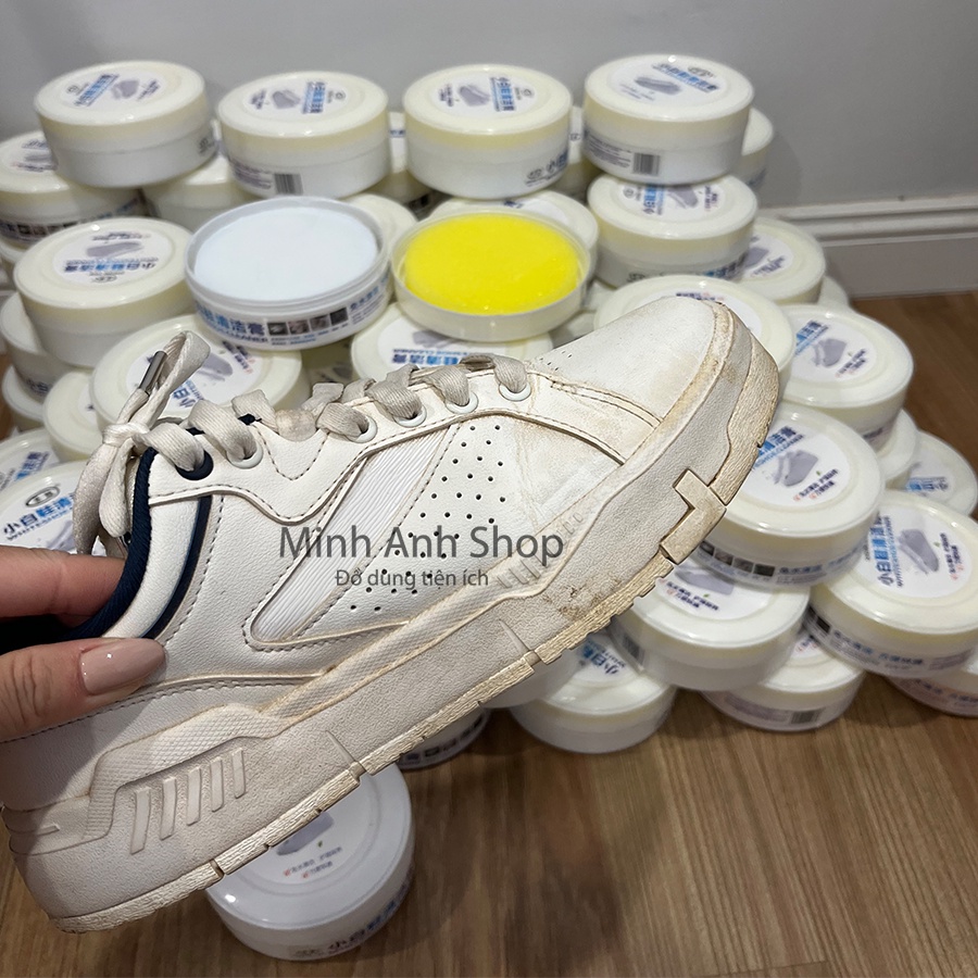 Kem Tẩy Trắng Giày Đánh Bóng Đồ Da Đa Năng- Sáp Vệ Sinh Giày, Đồ Da Tiện Lợi