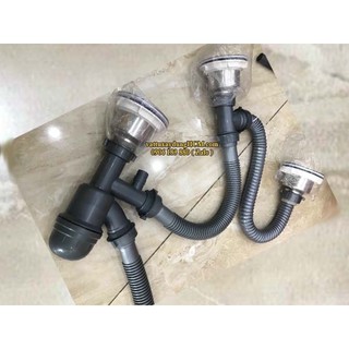 Bộ xả bồn rửa chén 3 hộc xd03