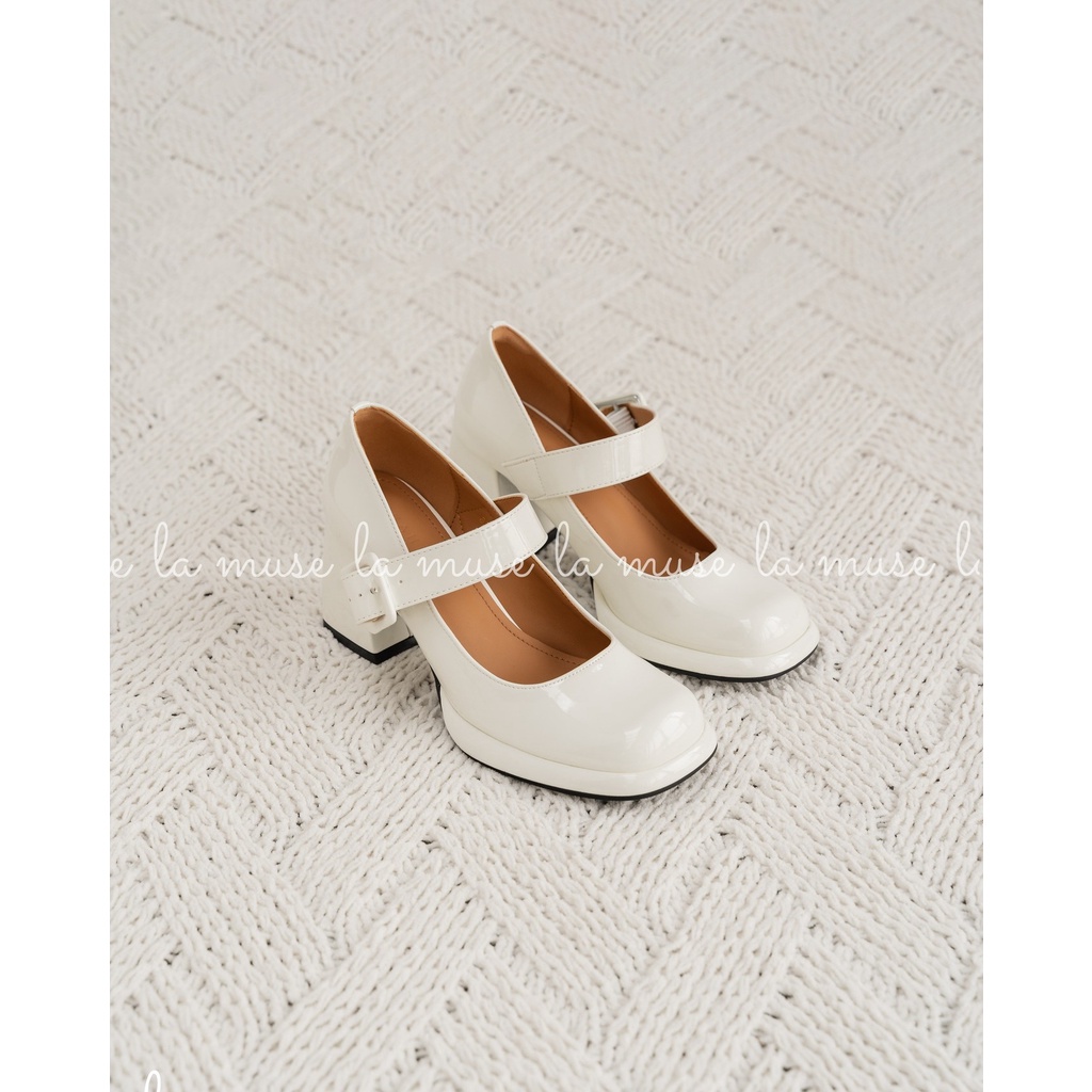 La muse - Giày mary janes cao gót 7cm Uni