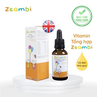 Vitamin Zeambi tổng hợp dạng nhỏ giọt tăng sức đề kháng cho bé