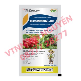 Thuốc trừ bệnh cây cho mai gốc đồng champion 57.6dp 60g - vfc