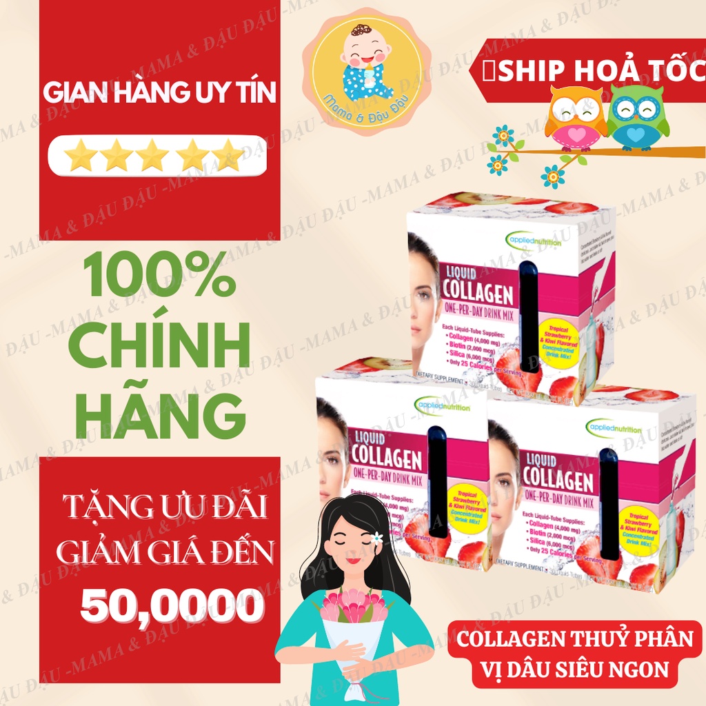 [CHÍNH HÃNG][MỸ]COLLAGEN LIQUID TRẺ HOÁ LÀN DA, ĐẸP DA, SÁNG DA, DA ĐÀN HỒI SĂN CHẮC