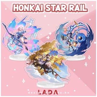Mô hình standee acrylic để bàn nhân vật game Honkai Star Rail quà tặng độc đáo