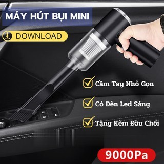 Máy hút bụi cầm tay - máy hút không dây lực hút siêu mạnh, dùng hút bụi ô tô, bụi giường thảm