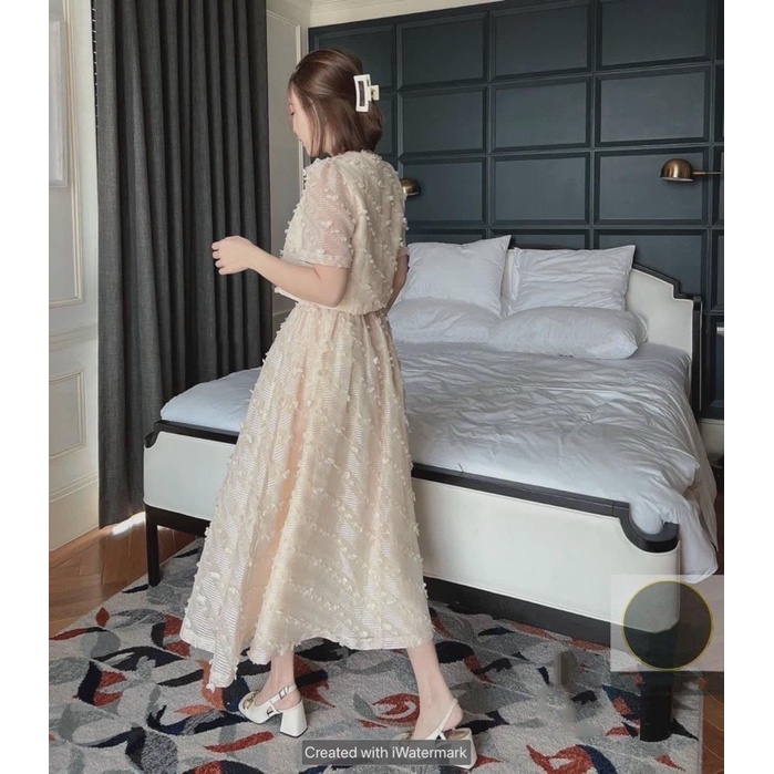 Set áo croptop ngắn tay kèm chân váy