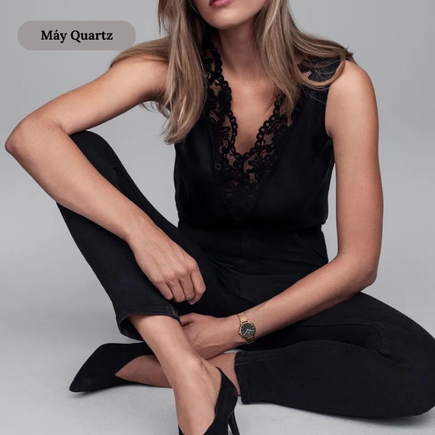 Đồng hồ Daniel Wellington Petite DW0010021 unisex mặt kính Mineral chống xước, chống nước 3 ATM dây thép đeo tay cao cấp