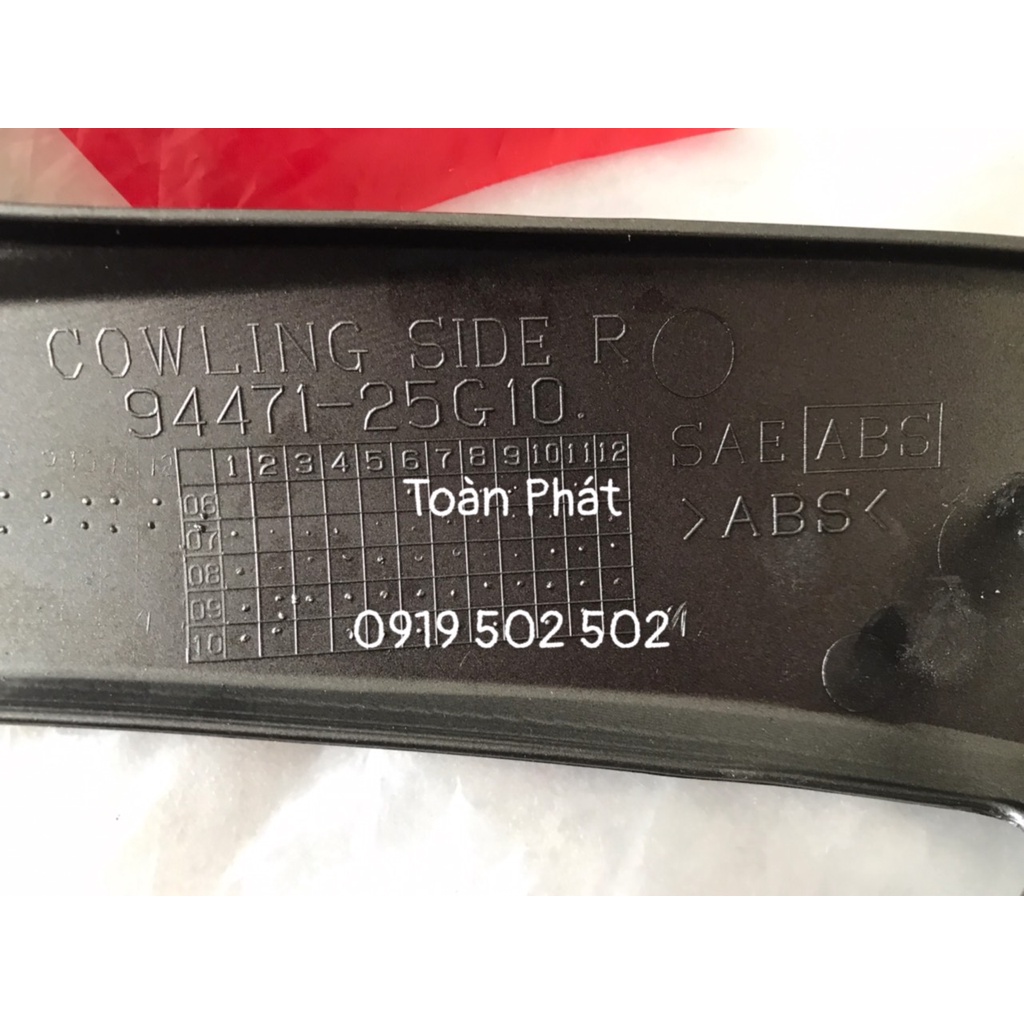 BỬNG TRƯỚC RAIDER XĂNG CƠ  - XÁM TRÁI - PHẢI - BỬNG ZIN - RAIDER 2006 - RAIDER 2009  CHÍNH HÃNG SUZUKI INDONESIA