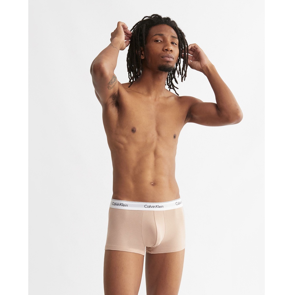 Set 3 Calvin Klein Modern Cotton Stretch Natural Low Rise Trunk