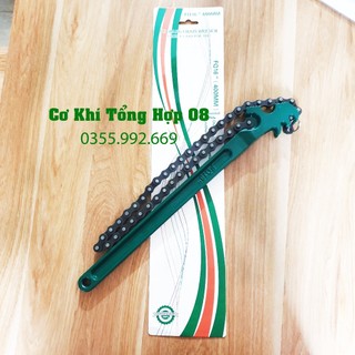 Cờ lê xích, Cảo đa năng, Vam tháo lắp mở dầu FQ16'' 400mm sơn tĩnh điện màu xanh chống gỉ