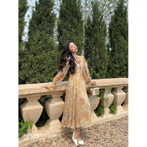 Váy voan tơ chân dập ly siêu xinh