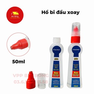 Hồ dán nước đầu bi keo dán giấy bi lăn Stacom LG150R 50ml