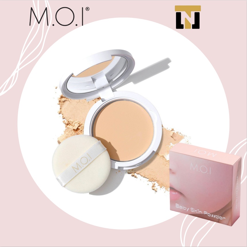 MOI Baby Skin Powder MOI Cosmetics Phấn phủ mềm mượt 10g