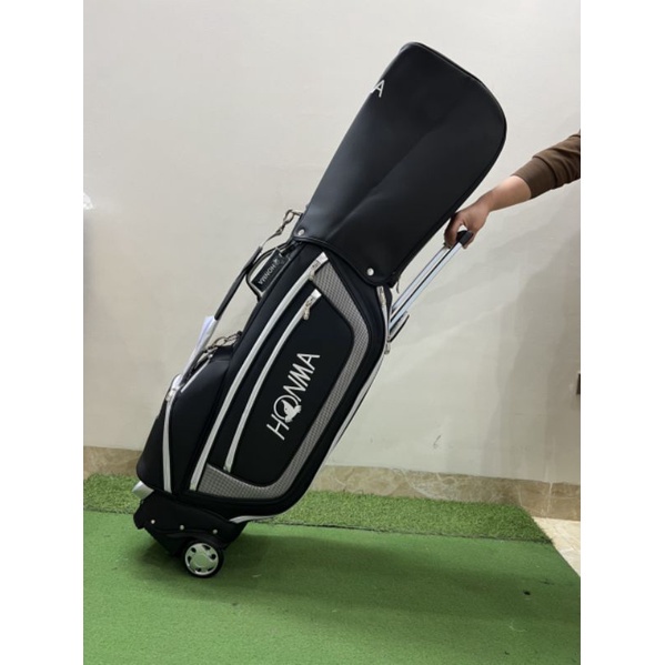 Golf túi gậy Honma có bánh xe kéo tiện lợi cho nam và nữ