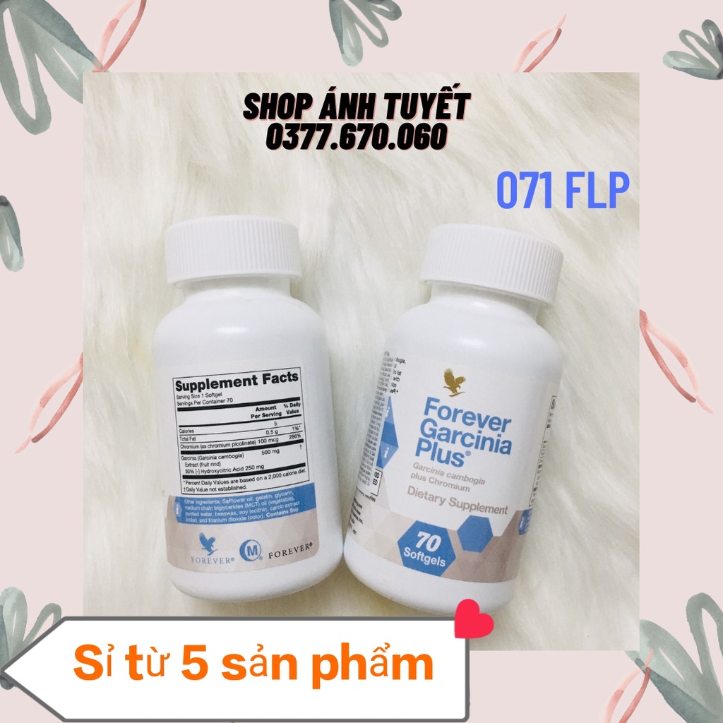 VIÊN GIẢM CÂN Forever Garcinia Plus #071flp. 70 viên/lọ.
