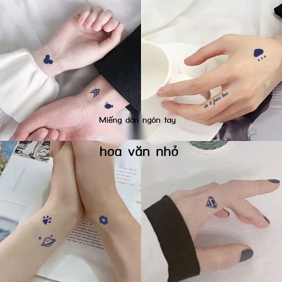 Thảo Dược Miếng Dán Hình Xăm Nữ Bán Vĩnh Viễn Không Phản Quang Ins Gió Chống Thấm Nước Bền Mô Phỏng Nướ