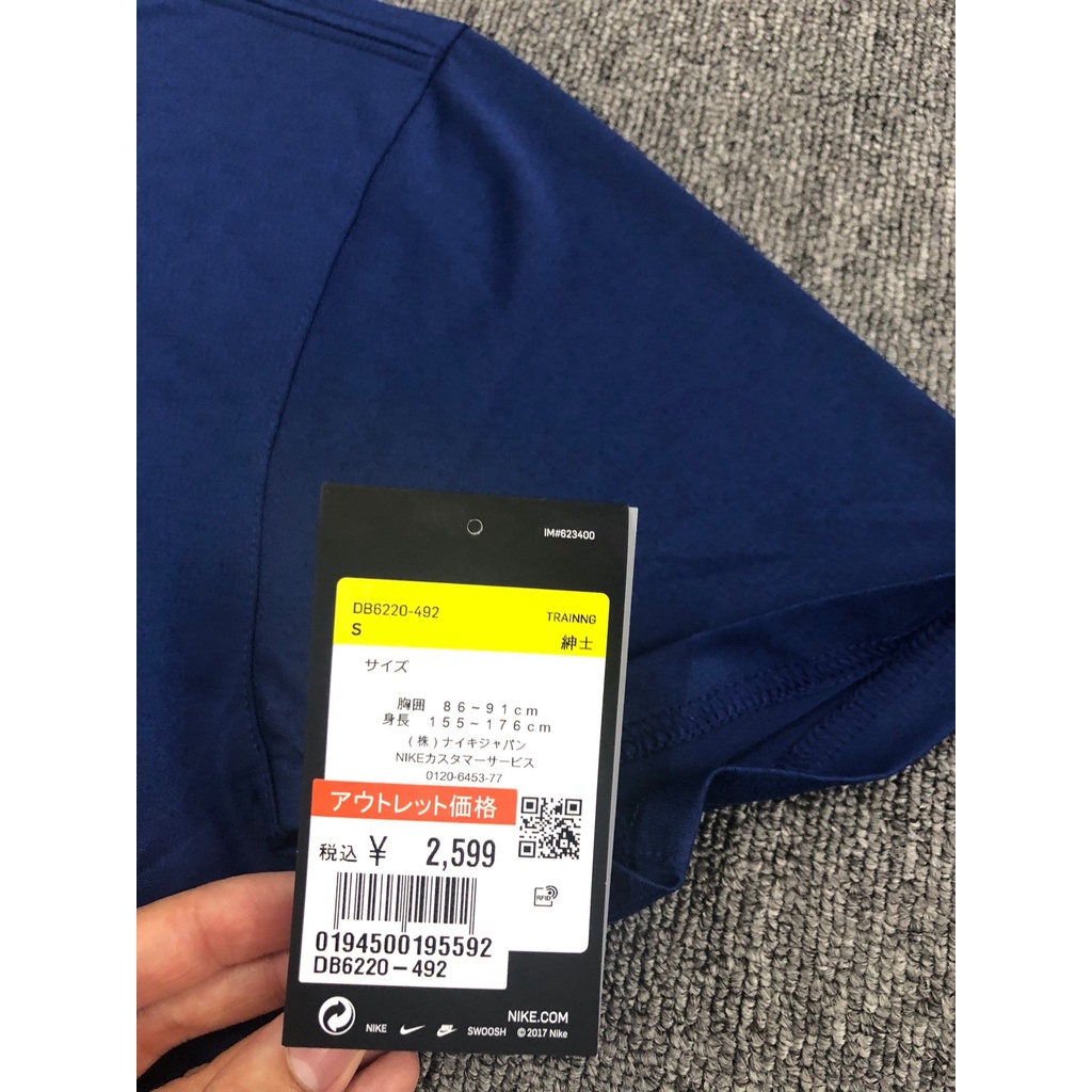 Áo Thun Nike DB6220 492 training chỉ duy nhất size S á