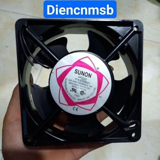 Quạt hút gió tủ điện sunon 12x12 cm 220v vuông thông gió tản nhiệt hút mùi