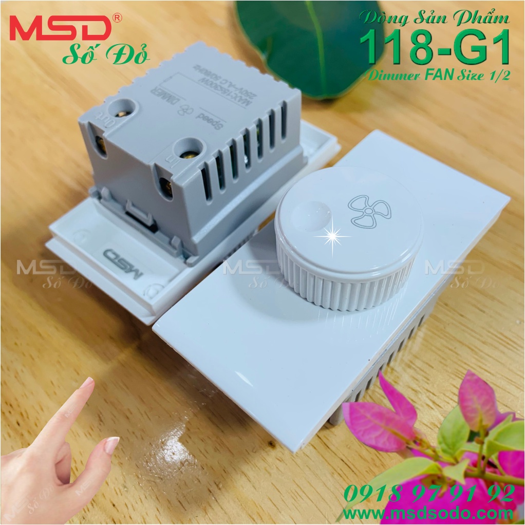 HẠT CHIẾT ÁP QUẠT 300W - SIZE 1/2 - DÒNG 118G1-MSD