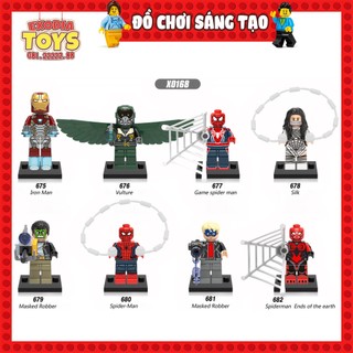 Xếp hình minifigures marvel siêu anh hùng người nhện spider-man homecoming - đồ chơi lắp ghép sáng tạo - xinh x0168