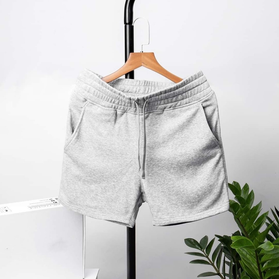 Quần đùi nam nữ vải cotton co giãn , thoáng mát mềm mại mặc nhà , đi chơi , đi làm