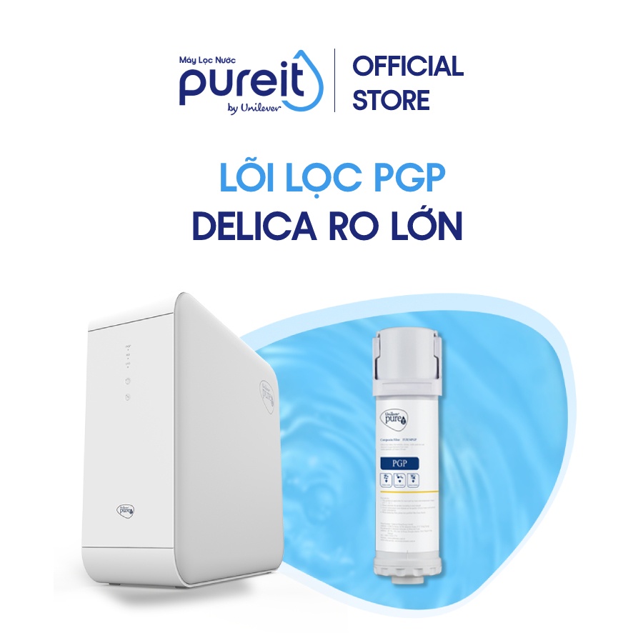 [COMBO TIẾT KIỆM] Máy Lọc Nước Pureit Delica UR5640 + Lõi lọc CTO + Lõi lọc PGP