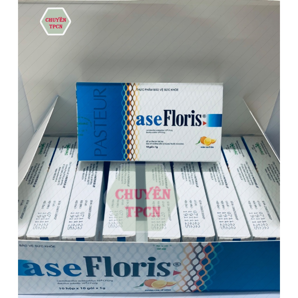 Men Tiêu Hoá Ase Floris - Giảm Tiêu Chảy, Rối Loạn Tiêu Hoá Ở Trẻ Em Và Người Lớn - Hộp 10 Gói