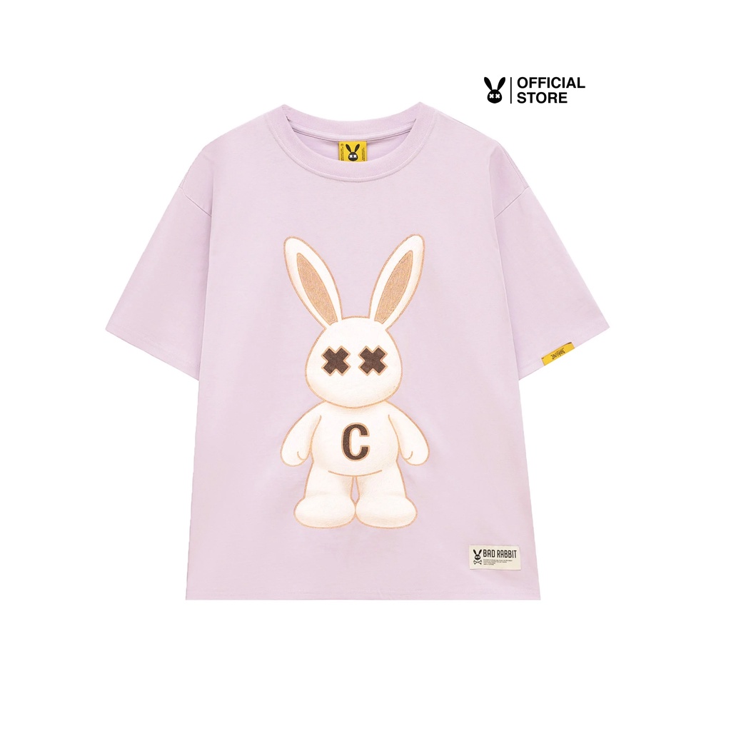 Áo Thun Unisex Bad Rabbit PURPLE FLUFFY RABBIT TEE 100% Cotton - Local Brand Chính Hãng