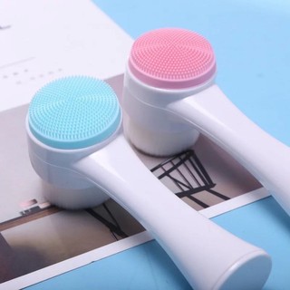 Cọ rửa mặt 2 đầu massge mềm mại