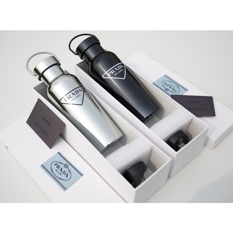 Bình nước giữ nhiệt W188 Prada hàng fullbox, 2 mầu