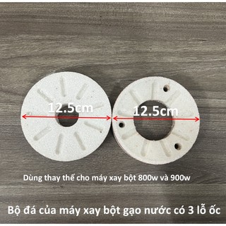 Bộ đá xay bột gạo nước 3 lỗ