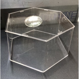 Hộp Mica Lục Giác Có Nắp Đựng Đồ Trưng Bày Chống Bụi