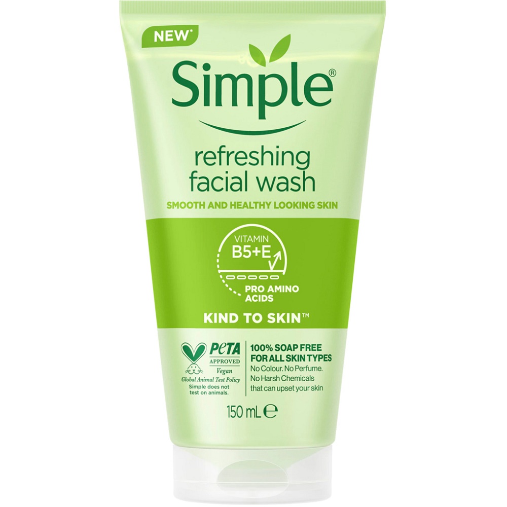 Sữa Rửa Mặt Nữ 150Ml Simple Refreshing Facial Wash, Với uxu.vn Tất Cả Là Chính Hãng.