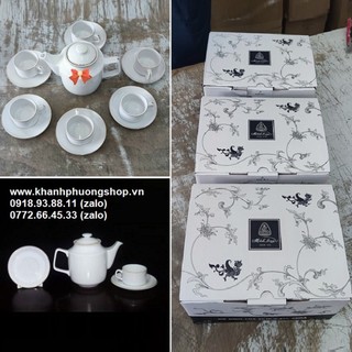 Bộ ấm trà gốm sứ Minh Long - bộ ấm trà sứ Minh Long bán buôn bán sỉ