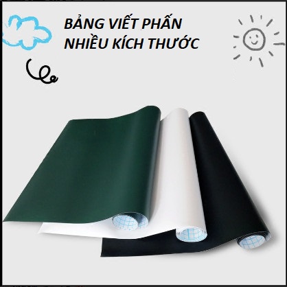 Bảng Viết Thông Minh Dán Tường Học Tập, Họp Văn Phòng - Decal Bảng Viết Phấn, Bút Dạ Có Thể Xóa