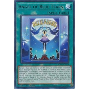Thẻ bài yugioh angel of blue tears - maze-en029 - rare 1st edition