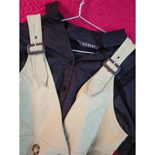 Set sơ mi, yếm jeans